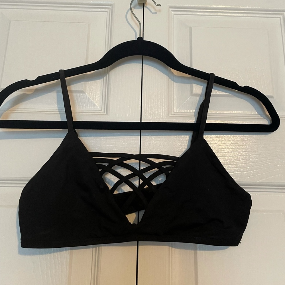 L Space crisscross bikini top